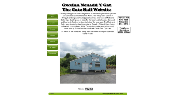 Screenshot of the The Gate And District Welfare Association website