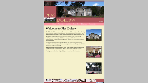 Screenshot of the Montgomeryshire Community Regeneration Association Cymdeithas Adfywio Cymunedol Maldwyn website