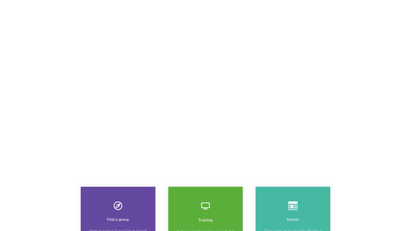Screenshot of the Scout Association County Of Birmingham website