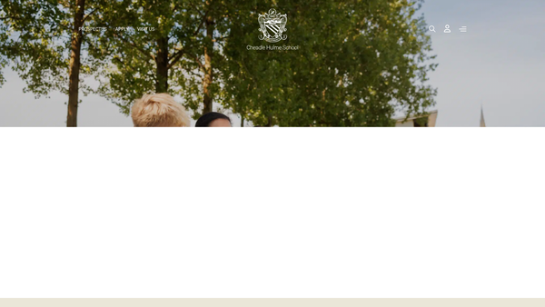 Screenshot of the Cheadle Hulme School Parents Association website