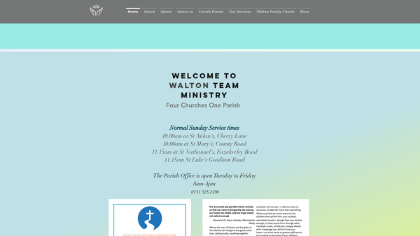 Screenshot of the Walton-On-The-Hill Endowed School website