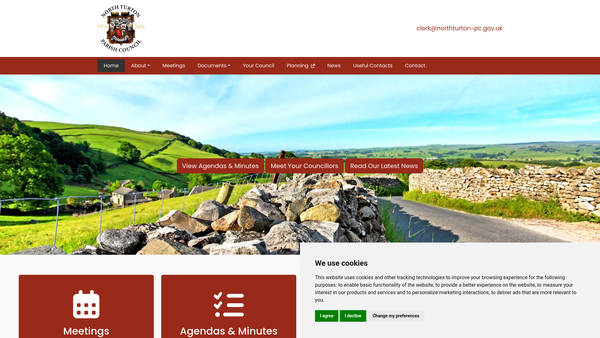Screenshot of the The Turton, Edgworth And District War Memorial Scholarship website