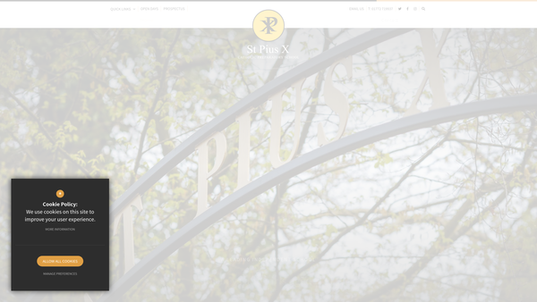 Screenshot of the C P S Preston Ltd website