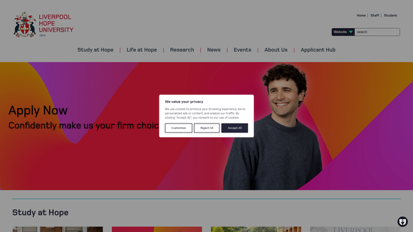 Screenshot of the Warrington Training College Incorporated (St Katharines College) website