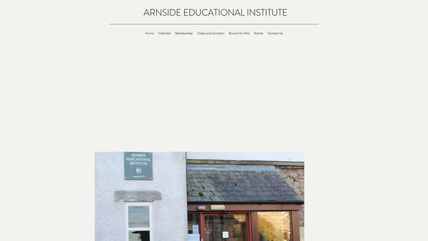 Screenshot of the Arnside Educational Institute website