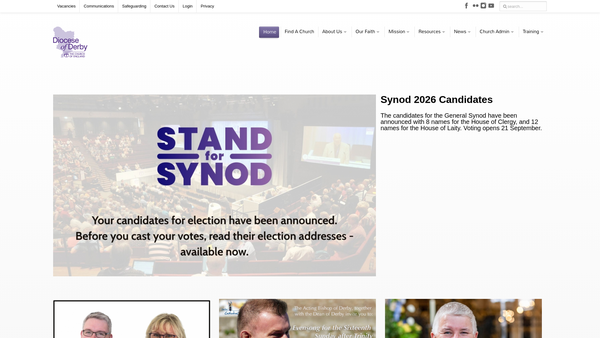 Screenshot of the Bishop Lonsdale School Charity website