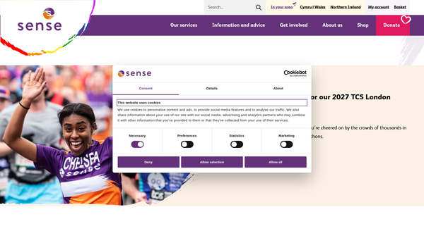 Screenshot of the Royal School For Deaf Children website