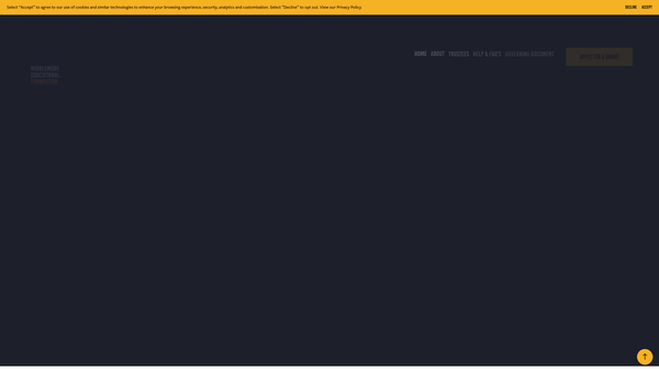 Screenshot of the Middlemore Educational Foundation website