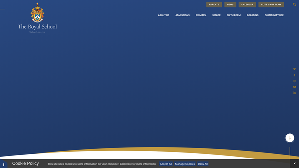 Screenshot of the The Royal Wolverhampton School Endowment Charity website