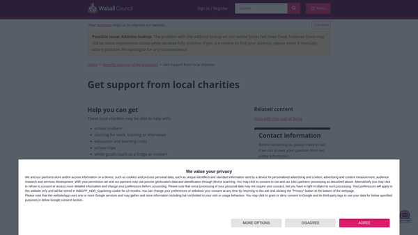 Screenshot of the The Fishley Educational And Apprenticing Foundation website