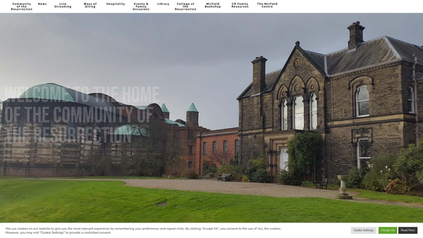 Screenshot of the Frere Educational Trust website