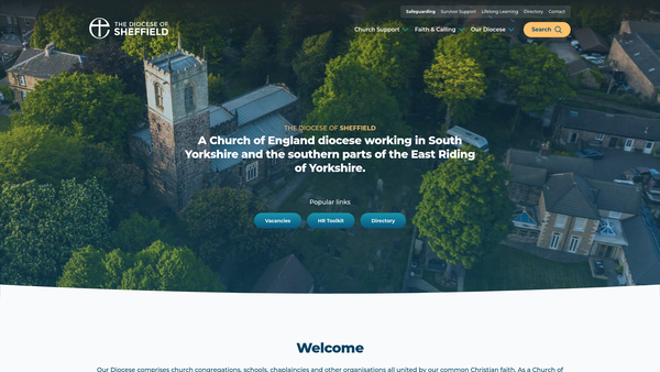 Screenshot of the Elizabeth Bramall Estate website