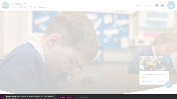 Screenshot of the Mrs Vernon Harcourt's Educational Charity website