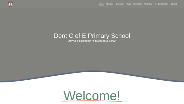 Screenshot of the National School website