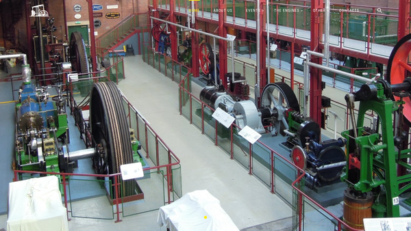 Screenshot of the The Northern Mill Engine Society Limited website