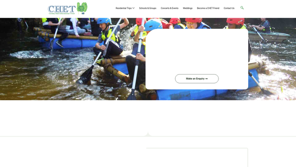 Screenshot of the Crosby Hall Educational Trust website