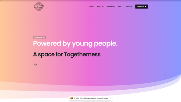 Screenshot of the The Warren Of Hull Limited website