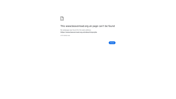 Screenshot of the The Friends Of Beaver Road Schools website
