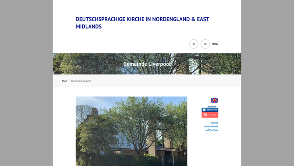 Screenshot of the J F Egner And Manse Fund website