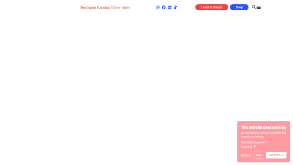 Screenshot of the The Bluecoat website