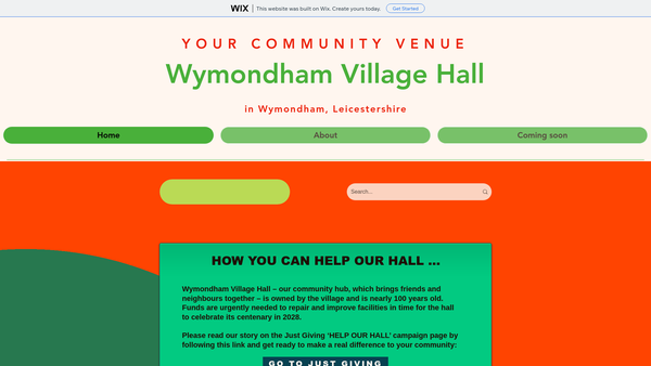 Screenshot of the Wymondham Institute website
