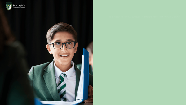 Screenshot of the St Crispin's Parent/teacher Association website