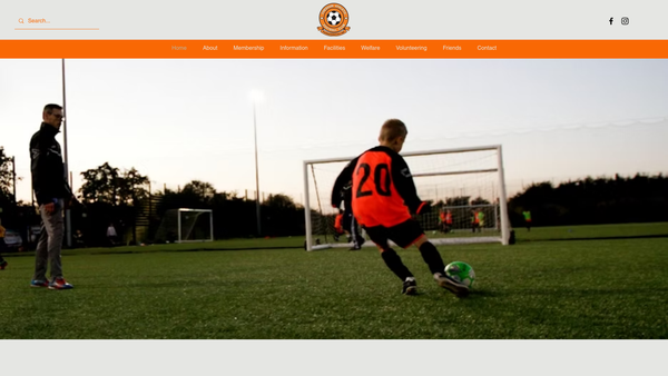 Screenshot of the Chesham Athletic Football Club website