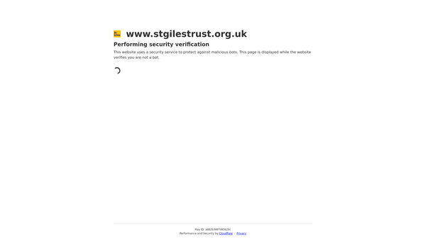 Screenshot of the St Giles Trust website