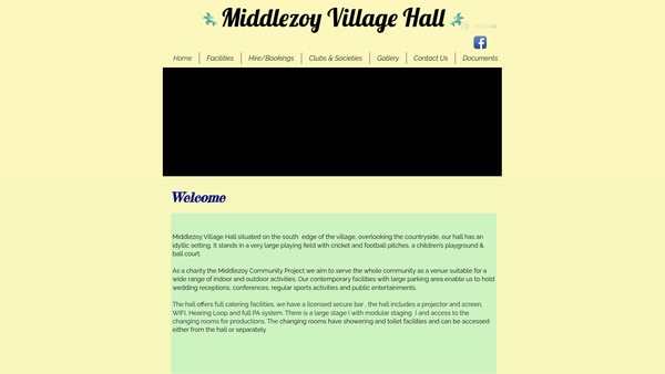 Screenshot of the Middlezoy Community Project website