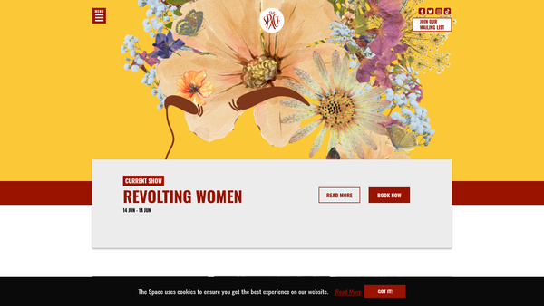 Screenshot of the The St Paul's Arts Trust website