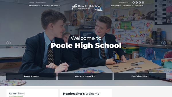 Screenshot of the The Don And Pat Scott-Blair Scholarship Fund website