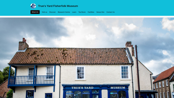 Screenshot of the The North End Trust website