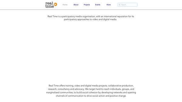 Screenshot of the Real Time Video Limited website