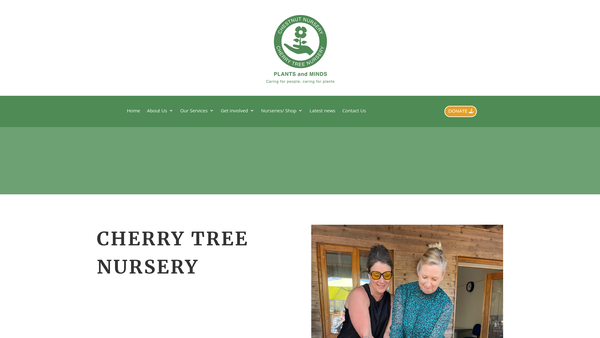 Screenshot of the Plants and Minds website
