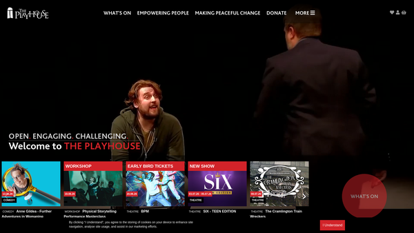 Screenshot of the North West Play Resource Centre website
