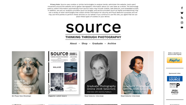 Screenshot of the Photoworks North Ltd website