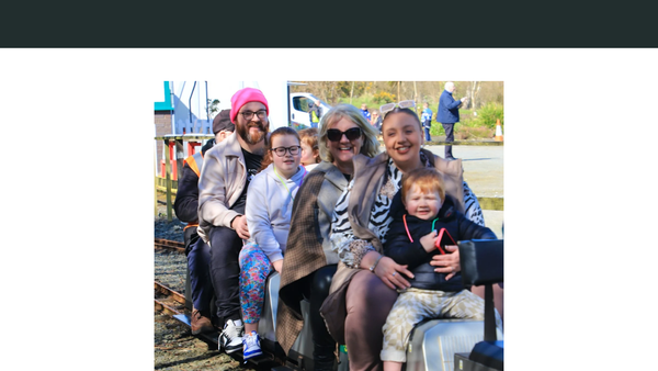 Screenshot of the Belfast and County Down Miniature Railway Society Ltd website