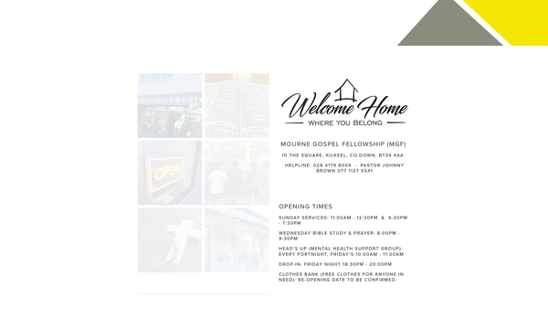 Screenshot of the Mourne Gospel Fellowship website
