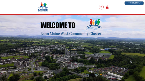 Screenshot of the Bann Maine West website