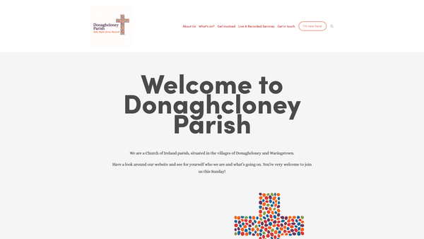 Screenshot of the Waringstown/Donaghcloney/Holy Trinity/Down and Dromore/Church of Ireland website