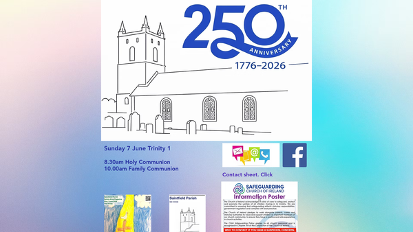 Screenshot of the Saintfield/Saintfield Parish/Down and Dromore/Church of Ireland website
