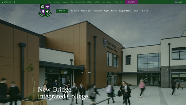 Screenshot of the The Friends of New-Bridge website