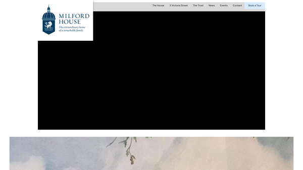 Screenshot of the Milford Buildings Preservation Trust website