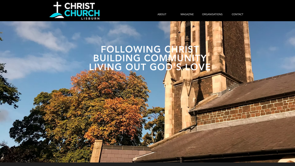 Screenshot of the Lisburn/Christ Church/Christ Church/Connor/Church of Ireland website
