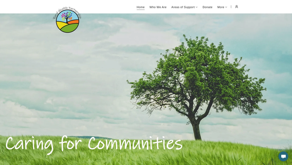 Screenshot of the Rural health partnership website