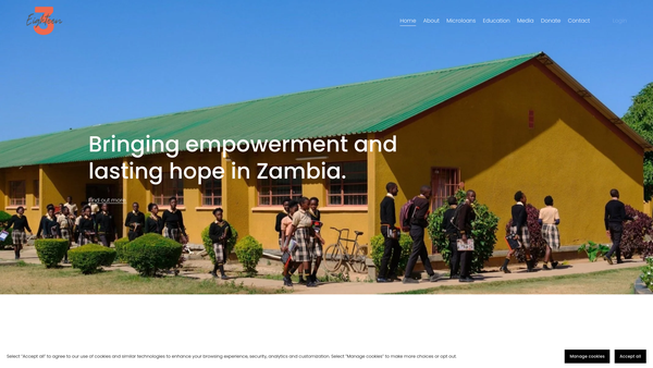 Screenshot of the Three:Eighteen website