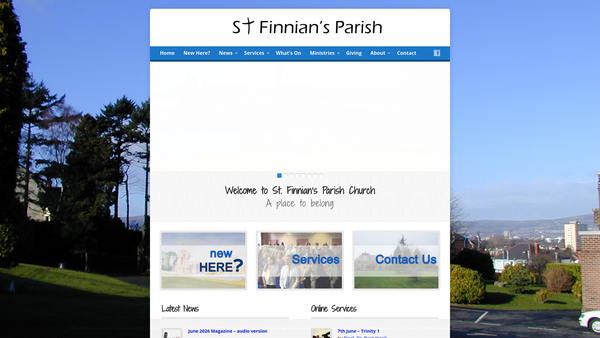 Screenshot of the BELFAST/Belfast: Cregagh/St. Finnian/Down & Dromore/Church of Ireland website