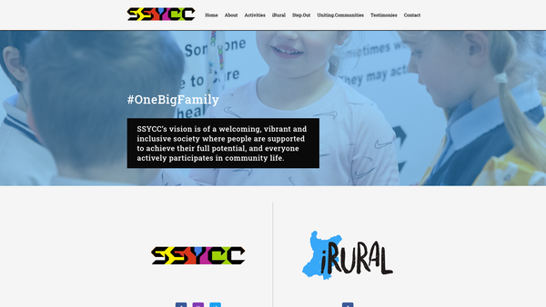 Screenshot of the Scotch Street Youth & Community Centre website