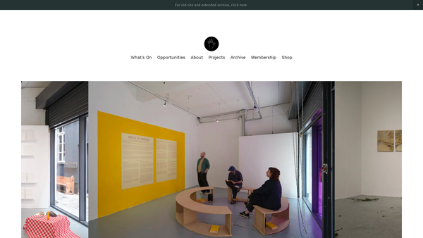 Screenshot of the Catalyst Arts Ltd website