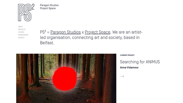 Screenshot of the Paragon Studios Ltd website